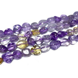 Natural Ametrine Purple Stone Chips Beads for Jewelry Making