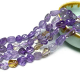 Natural Ametrine Purple Stone Chips Beads for Jewelry Making