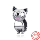 S925 Silver Duck Cat Pig Octopus Bracelet Jewelry Gift