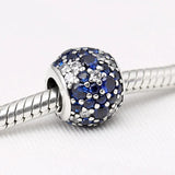 Multicolor Mosaic Ball Crystal Bead Charm Bracelet Bangle
