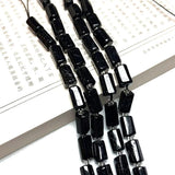 Natural Tourmaline Loose Faceted Cylinder Beads for Jewelry Making