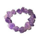 Natural Rough Amethyst Cluster Purple Crystal Stone Beads for Jewelry Making