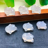 Natural Agate Rabbit Jewelry Making Pendant Bracelet DIY Access