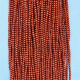 3MM Orange Red Coral Stone Round Beads for DIY Jewelry