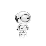 925 Sterling Silver Astronaut Propeller Bead for Bracelet Necklace
