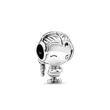 925 Sterling Silver Astronaut Propeller Bead for Bracelet Necklace
