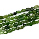 Green Jade 6-8mm Irregular Stone Beads for Jewelry Making