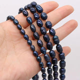Natural Freshwater Rice-Shaped AA Pearl DIY Jewelry Accessories Necklace