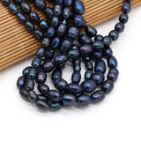 Natural Freshwater Rice-Shaped AA Pearl DIY Jewelry Accessories Necklace