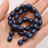 Natural Freshwater Rice-Shaped AA Pearl DIY Jewelry Accessories Necklace