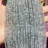 Natural Stone Abacus Beads 3x2mm Spacer Turquoise Pyrite Jewelry Making DIY