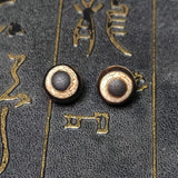 2Pcs Fire Offering Type 3-line Sky Eye Totem Agate Dzi Beads