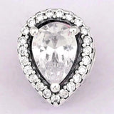 Crystal Bead 925 Silver Charm Bracelet Bangle DIY Jewelry