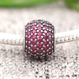 Sparkling Crystal Bead for 925 Silver Bracelet