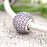 Sparkling Crystal Bead for 925 Silver Bracelet