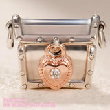 925 Sterling Silver Club Charm Beads for Bracelet DIY Jewelry