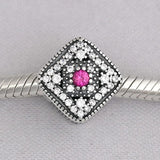 Fairy Tale Treasure Crystal Bead 925 Silver Charm Bracelet DIY