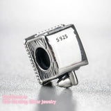 925 Sterling Silver Spring Bird House Charm Beads Bracelet DIY Jewelry Making