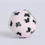 925 Sterling Silver Light Pink Enamel Butterfly Charms for Style Charm Bracelets