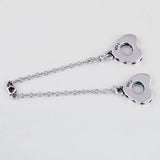 Bright Hearts Safety Chain Bead, 925 Sterling Silver Charm Bracelet DIY
