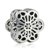 925 Sterling Silver Daisy Charm for Bracelet Jewelry