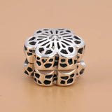 925 Sterling Silver Daisy Charm for Bracelet Jewelry