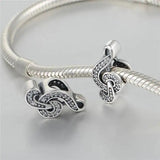 925 Sterling Silver Music Notation Charm Bracelet