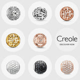 Studs Cross of Life Ankh Ornament CZ Pave Charm Beads