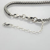 925 Silver Lobster Clasp Safety Chain Charm for European Bracelet & Necklace