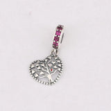 925 Silver Tree of Love Charm Pendant for Bracelet