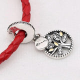 925 Silver Family Tree Of Life Bead Charm Bracelet Necklace Women Jewelry