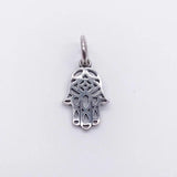 925 Sterling Silver Hamsa Hand Charm European Bead