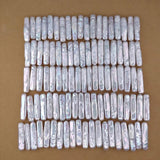 Freshwater Pearl Silver Bar Beads Pendant DIY Jewelry Making