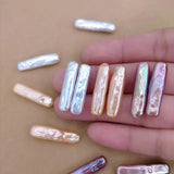 Freshwater Pearl Silver Bar Beads Pendant DIY Jewelry Making