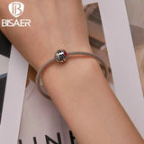 925 Silver Fatima's Hand Devil's Eye Bead Charm Vintage Hollow