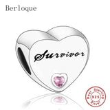 925 Sterling Silver Heart Charm for Bracelets