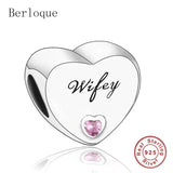 925 Sterling Silver Heart Charm for Bracelets