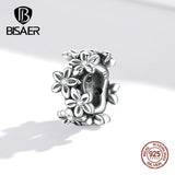 Vintage Sterling Silver Flower Lace Spacer Beads for Bracelets