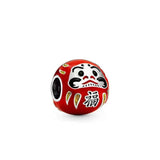 S925 Sterling Silver Rabbit Year Mahjong Fuzi Love Red Bag Beads