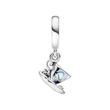 Magical Tea Cup Dangle Charm 925 Silver Beads for Bracelets