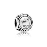 925 Sterling Silver Charm Bracelet DIY Stone for Women Chinese Charms Jewelry