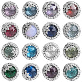 Multicolor Snowflake with Crystal Beads Charm for 925 Silver Bracelet