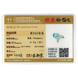 925 Silver Mermaid Tears Charm for 3MM Beads Bracelets