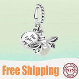 925 Silver Rainbow, Firefly, Watering Can Charm for Bracelet
