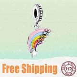 925 Silver Rainbow, Firefly, Watering Can Charm for Bracelet