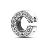 925 Silver Alphabet Series Charms Beads for 3mm Bracelet