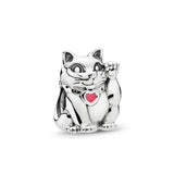 925 Silver Kitten & Wool Ball Beads for Bracelet DIY Charm Jewelry