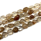 Copper Rutilated Quartz 8-10mm Stone Beads for Jewelry Making