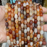 6x9mm Stone Agate Tiger Eye Malachite Loose Beads for Jewelry Making