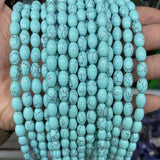 6x9mm Stone Agate Tiger Eye Malachite Loose Beads for Jewelry Making